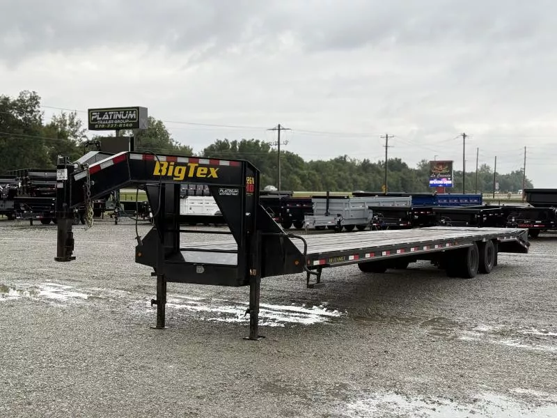 2023 Big Tex Trailers USED 22GN GOOSENECK 102X40 23900 GVWR Flatbed Trailer