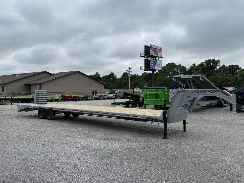 2025 Horizon Trailers FTZ 102X40 MOUNTAIN RAMP SLIDE TRACK 15700 GVWR Flatbed Trailer