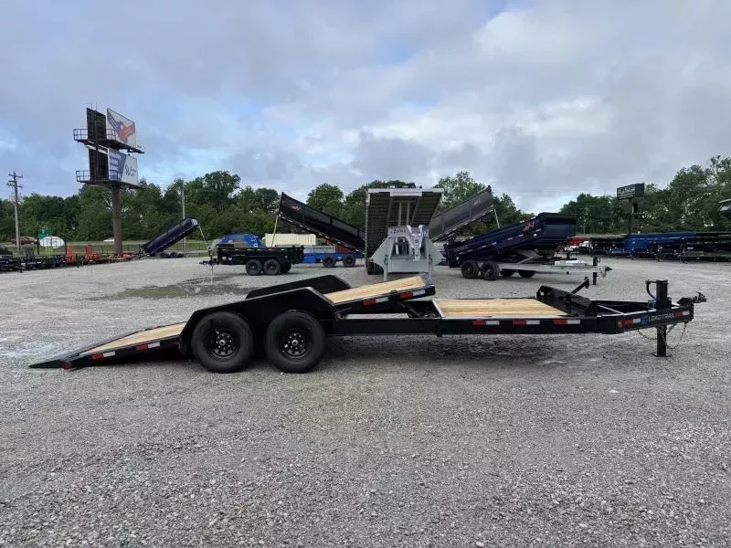 2026 Load Trail 83X22 TILT TRAILER, 7,000 Lb Dexter Torsion Axles, Tool Tray, Winch Plate  Tilt Trailer