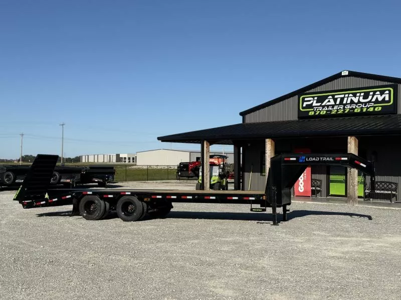 2026 Load Trail GP 102X25 GOOSENECK W/MAX RAMPS 25900 GVWR Flatbed Trailer