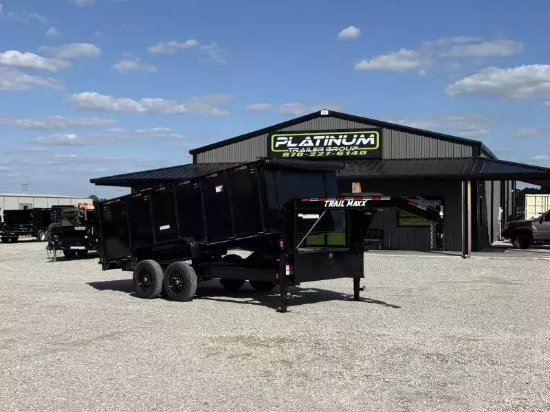 2026 TrailMaxx Trailers 83X16 HIGH SIDE 14K GVWR GOOSENECK Dump Trailer