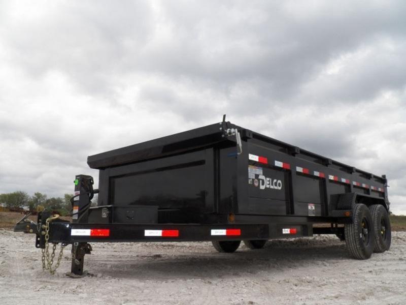 2023 Delco Trailers 14K Dump 83x14 Bumper Pull Dump Trailer Platinum