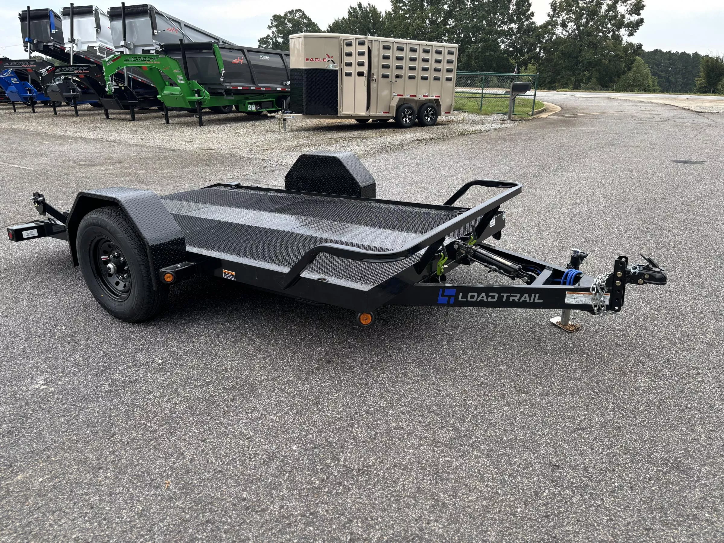 2026 Load Trail SH 77X12 7K GVWR SCISSOR Tilt Trailer in