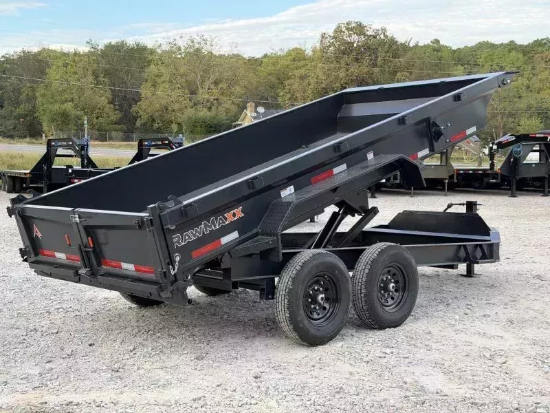 2026 RawMaxx GDX 7X14 14K GVWR  Dump Trailer