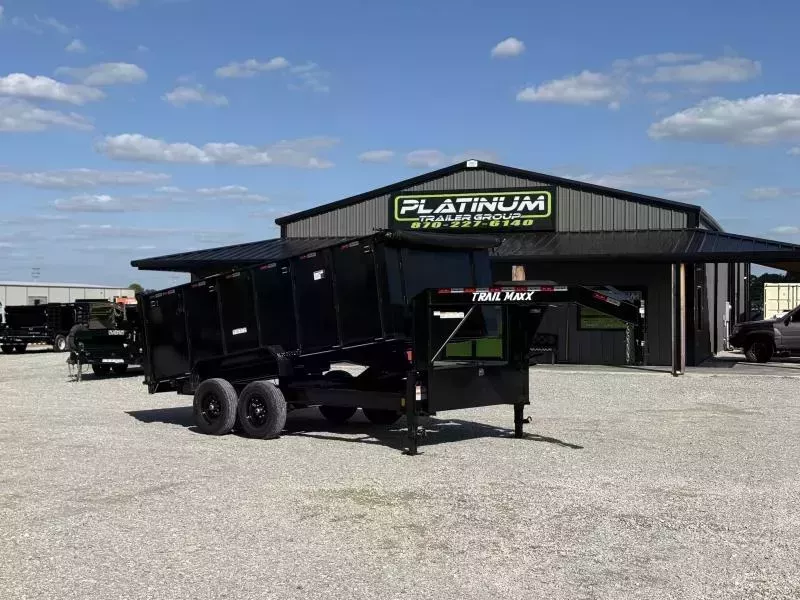2026 TrailMaxx Trailers 83X16 HIGH SIDE 14K GVWR GOOSENECK Dump Trailer