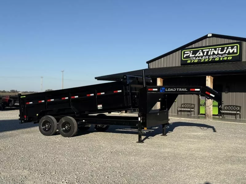 2026 Load Trail DG 83X16 GOOSENECK HIGH SIDE TELESCOPIC 7 GAUGE W/14PLYS 14K GVWR Dump Trailer