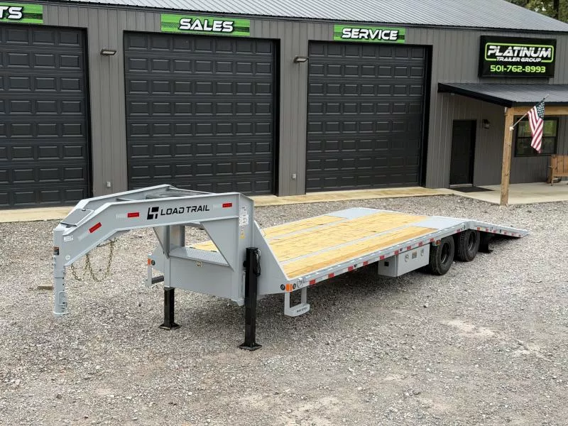 2026 Load Trail 102X32 GL GOOSENECK 12' HYDRAULIC DOVE AND JACKS 14 PLY 30K GVWR Flatbed Trailer