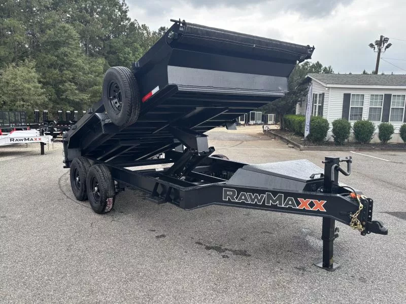 2026 RawMaxx GDX 7X14 14K GVWR  Dump Trailer