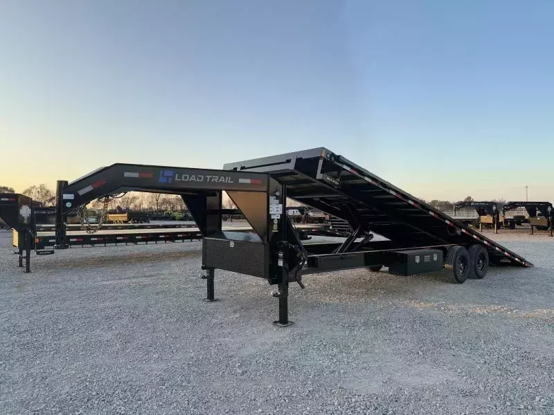 2025 Load Trail GE 102X28 GOOSENECK FULL TILT WIRELESS REMOTE 14K GVWR Tilt Trailer