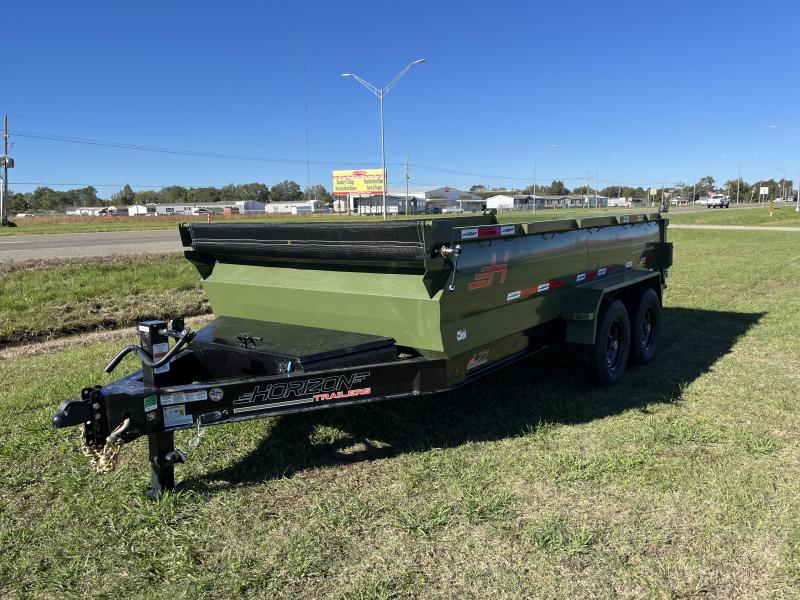 2025 Horizon Trailers 83x14 30"  Sides LZ7 Dump Trailer 14k GVWR