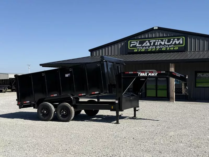 2025 TrailMaxx Trailers 83X14 TELESCOPIC HIGH SIDE 14K GVWR GOOSENECK Dump Trailer