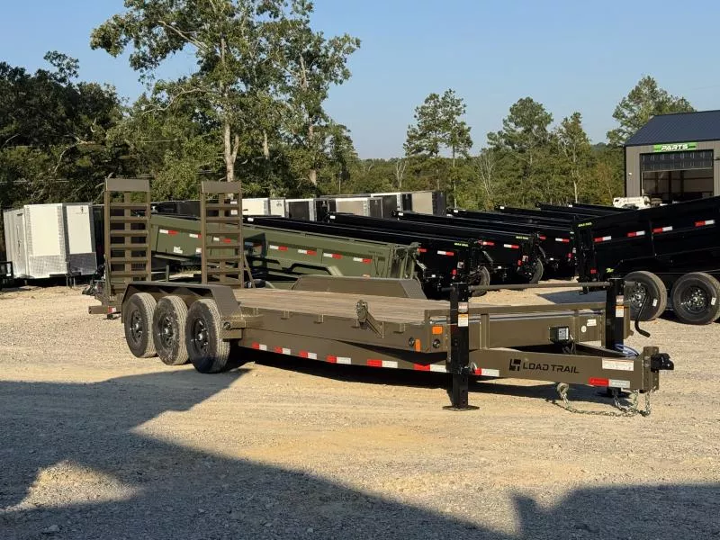 2026 Load Trail CH 83x24 TRIPLE AXLE 21K GVWR STAND UP RAMPS Equipment Trailer