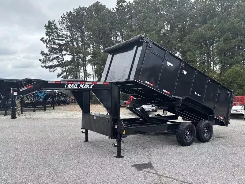 2026 TrailMaxx Trailers 83X16 HIGH SIDE 14K GVWR GOOSENECK Dump Trailer
