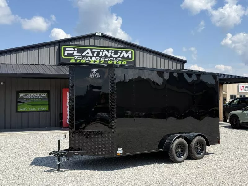 2025 Anvil Trailers 7X14 POLY-CORE .080 BLACKOUT EXTRA HEIGHT Cargo / Enclosed Trailer