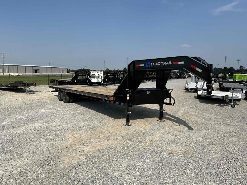 2025 Load Trail GL 102x36 Tandem Low-Pro Gooseneck w/Hyd. Dove Under Frame Bridge & Pipe Bridge Deckover  Flatbed Trailer