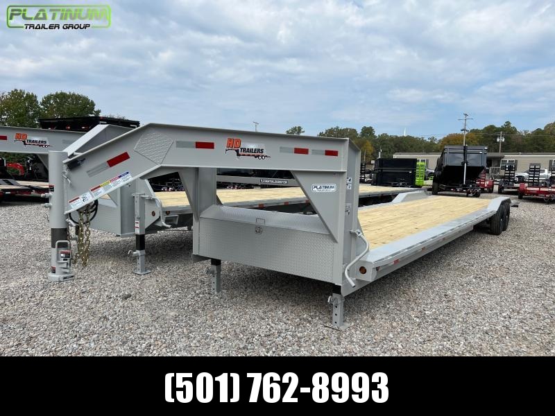 2023 HD 40' Lowboy Drive Over Fenders Flatbed Trailer Arkansas