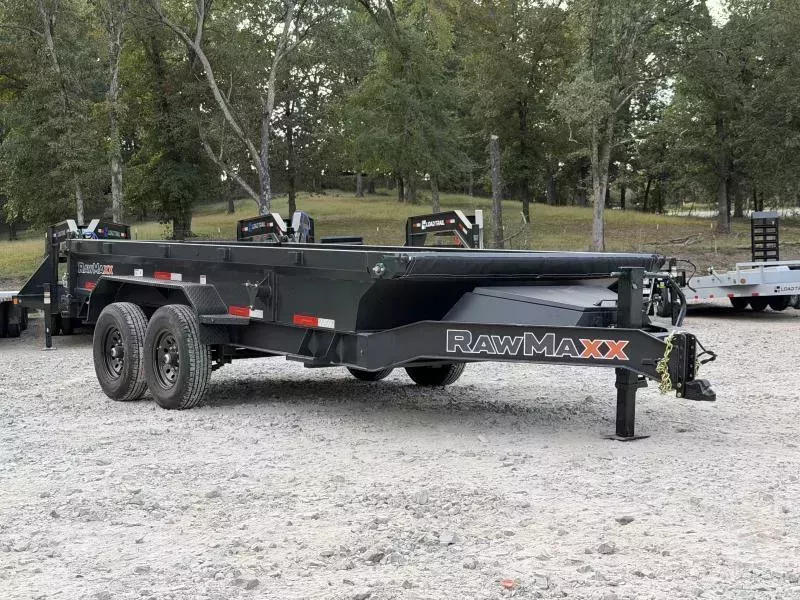 2026 RawMaxx GDX 7X14 14K GVWR  Dump Trailer