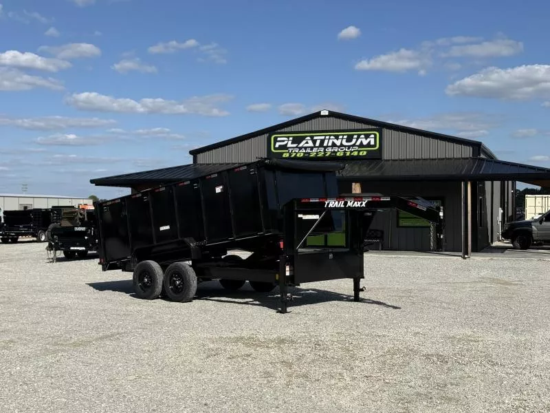 2026 TrailMaxx Trailers 83X16 HIGH SIDE 14K GVWR GOOSENECK Dump Trailer