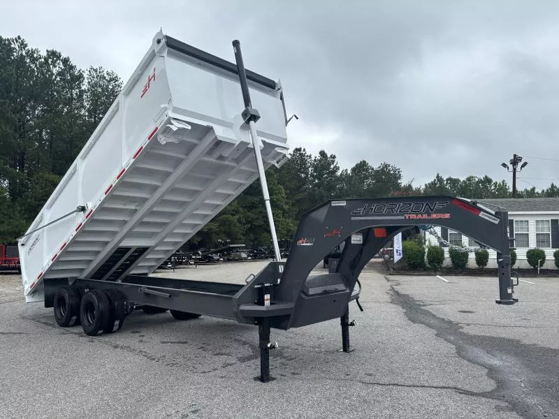 2025 Horizon Trailers HZH 96X20 GOOSENECK HIGH SIDE  12K AXLE TELESCOPIC 25900K GVWR Dump Trailer