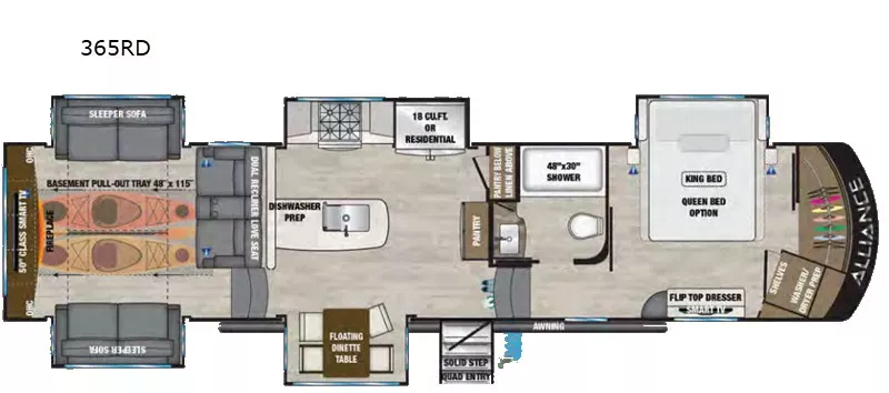 used Fifth Wheel Trailers Alliance RV Paradigm for sale, in Odessa, TX Thumbnail 2