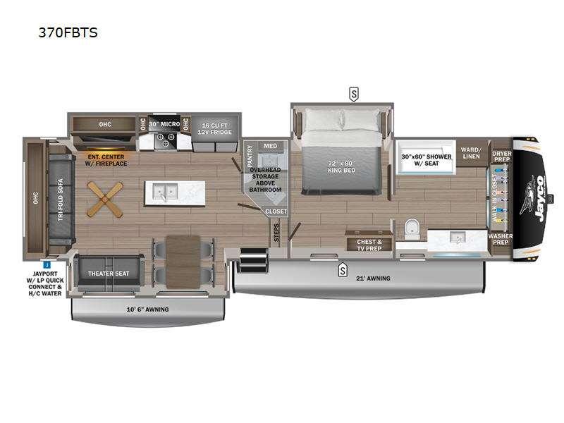 new Fifth Wheel Trailers Jayco Eagle for sale, in Odessa, TX Thumbnail 2
