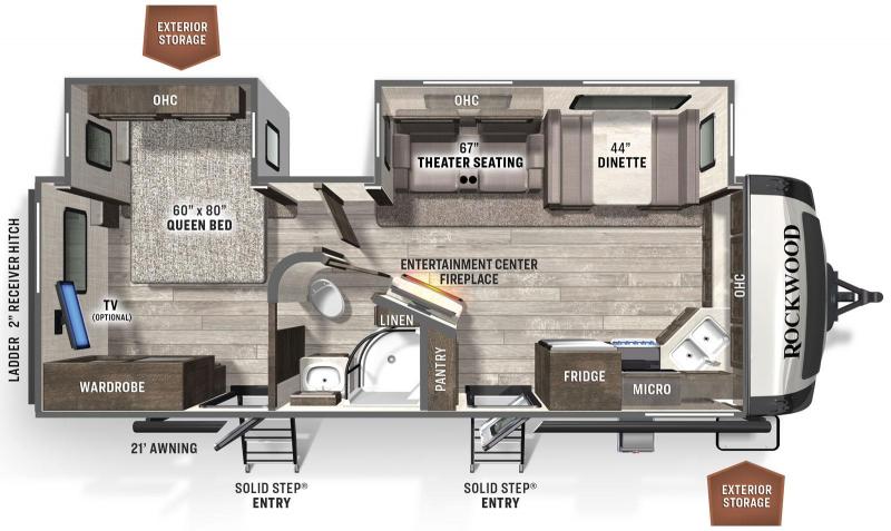 2022 Forest River Rockwood Ultra Lite 2608BS Travel Trailer RV 2022 Forest River Rockwood Ultra Lite 2608BS Travel Trailer RV