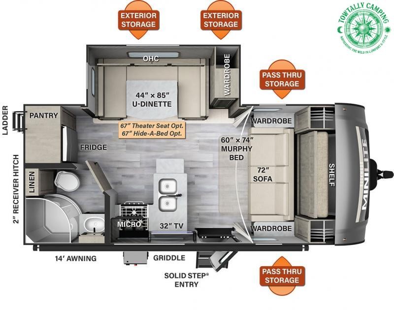 2023 Forest River Rockwood Mini Lite 2104S Travel Trailer 2023 Forest River Rockwood Mini Lite 2104S Travel Trailer
