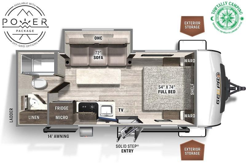 2022 Forest River G20FBS Rockwood Geo Pro Travel Trailer 2022 Forest River G20FBS Rockwood Geo Pro Travel Trailer