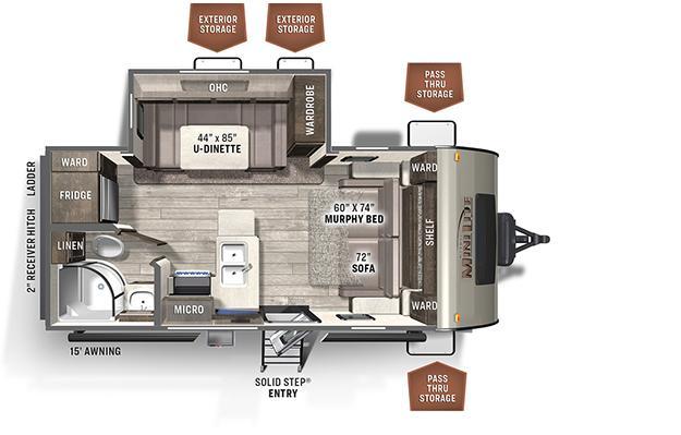 2022 Forest River Rockwood Mini Lite 2104S Travel Trailer RV 2022 Forest River Rockwood Mini Lite 2104S Travel Trailer RV