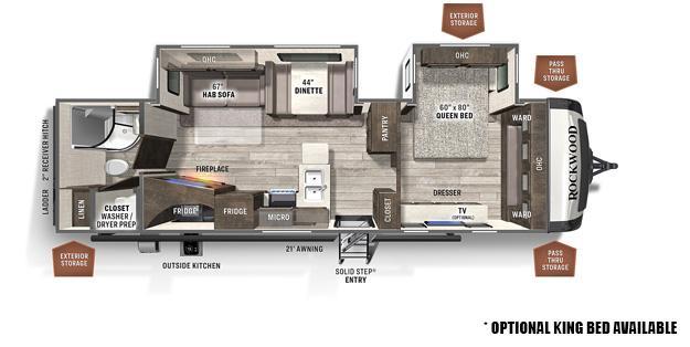 2022 Forest River Rockwood Ultra Lite 2912BSD Travel Trailer RV 2022 Forest River Rockwood Ultra Lite 2912BSD Travel Trailer RV