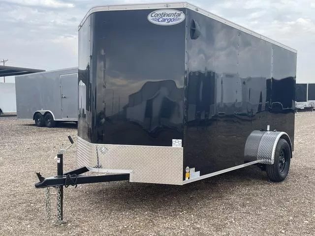  Continental Cargo 6X12X6 Enclosed Cargo Trailer - Dome Light - Flush 