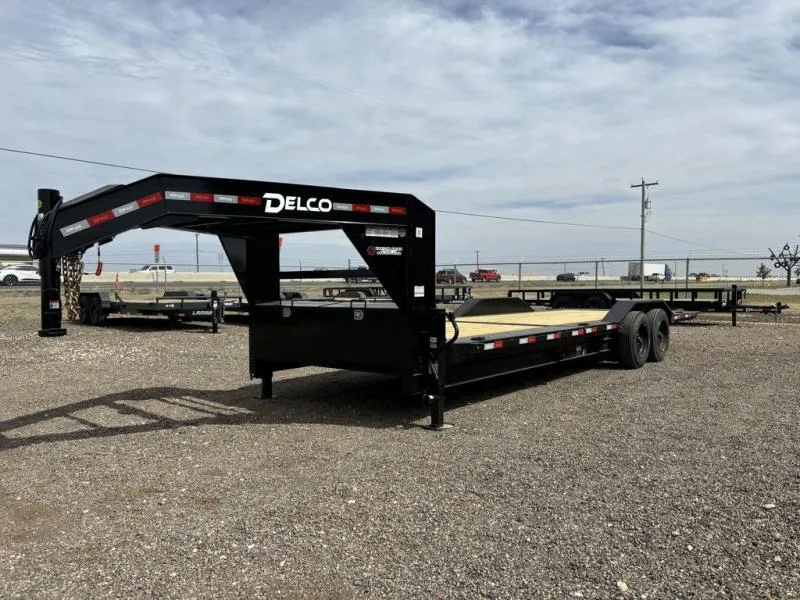  Delco 102X24 Tilt Trailer - Drive Over Fenders - 8K Axle 
