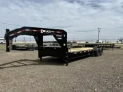  Delco 102X24 Tilt Trailer - Drive Over Fenders - 8K Axles - 17.5" Tires - D Rings 