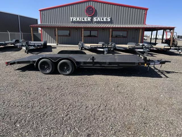 Buck Dandy 83X20 Steel-Floor Car Hauler - 5? Channel Frame -