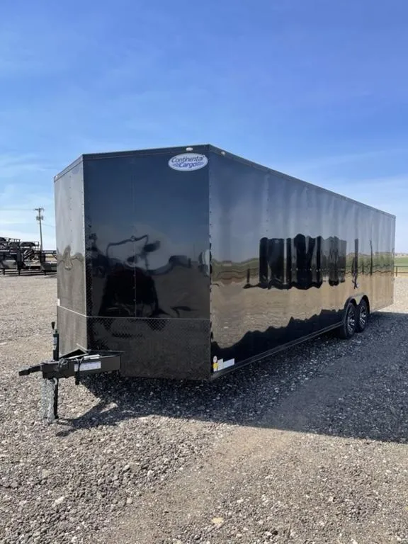  Continental Cargo 8.5X28 Blacked Out Enclosed Car Hauler W/ 5200Lb A 