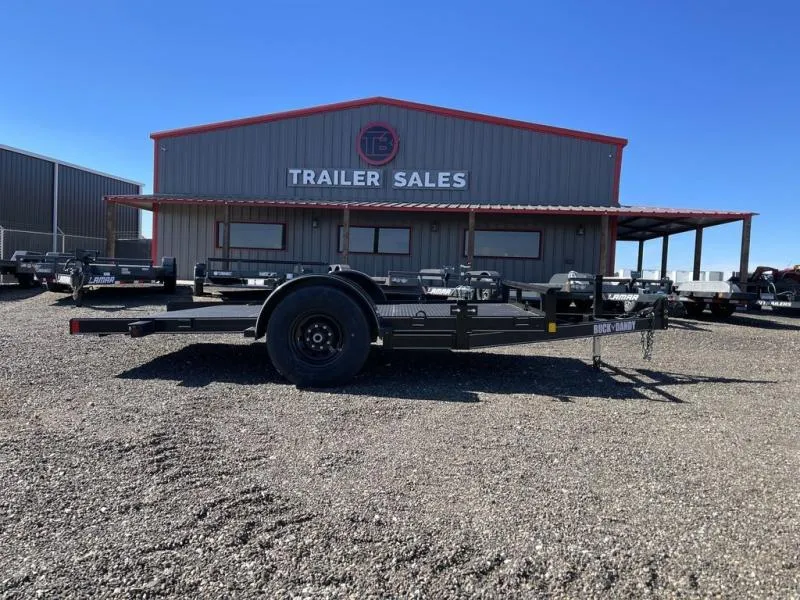  Buck Dandy 77X12 Steel-Floor (7K) Scissor Hauler / ATV / Equi 