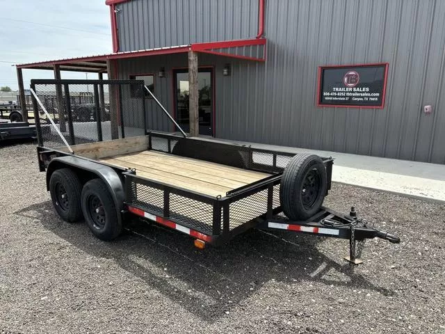  Michael?S Trailers Used 77X12 Utility Trailer - Good Condition - Good 