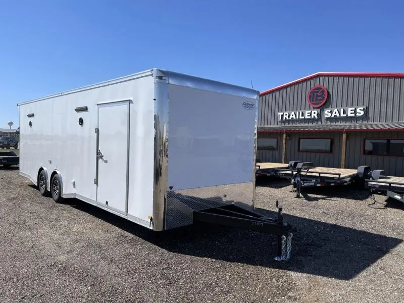  Continental Cargo 8.5X28 - 7Ft 4In Tall - Race Trailer - Cabinets -  