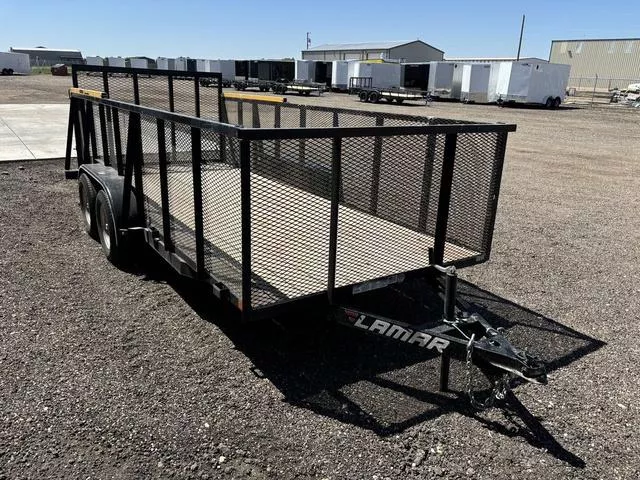 2018 Lamar 77X16 Utility/ Landscape Trailer - 3Ft Sides - Ram 
