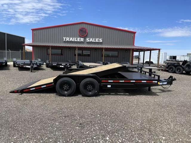 Buck Dandy 83X20 Heavy Duty (18K) Tilt Trailer - 8K Axles, 8"