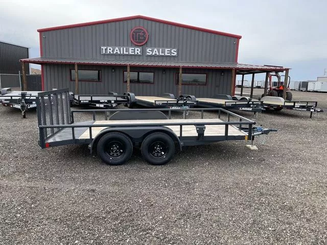  Lamar 83X14 Utility Trailer - 4" Channel Frame - Steel D 