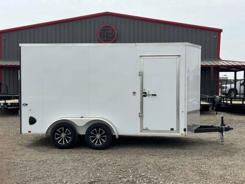  Look 7X14 - 7Ft Tall - Screwless Side - Aluminum Wheels 