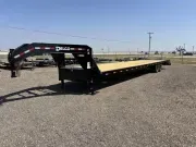  Delco 102X40 Hotshot Trailer - 8K Axles - Sliding Track W/ 8 Ratchets & Straps 