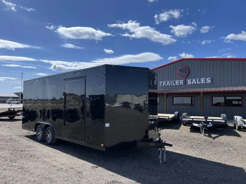  Continental Cargo 8.5X20 - 7Ft Tall - Blacked Out Package - Aluminum 