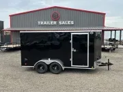  Cargo Mate 7X14 - 6.5Ft Tall - 1 Piece Roof - Semi Screwed Exterior 