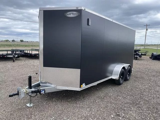 Celltech 7X16X7 - Professional Grade All-Steel Cargo Trail