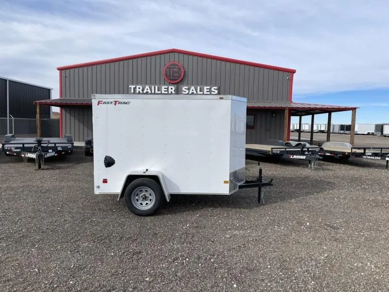  Wells Cargo 5X8 Enclosed Cargo Trailer - Swinging Barn Door -  