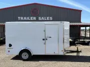  Haulmark 6X12 - 6.5Ft Tall - Screwless .080 Sides - Loaded Trailer! 