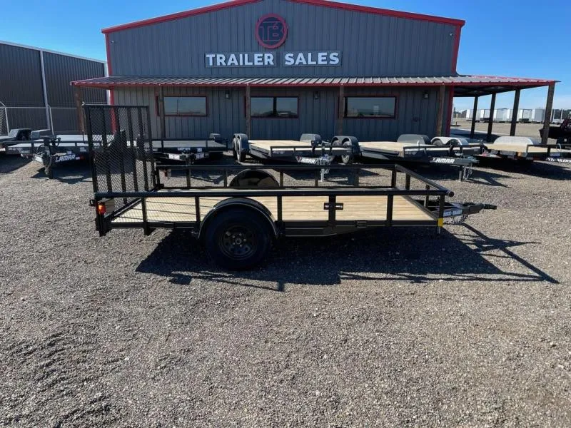  Buck Dandy 83X12 Single Axle Utility Trailer - 4Ft Gate - Pip 