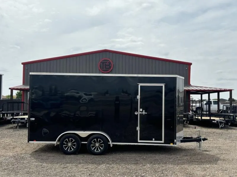  Look 7X16 - 7Ft Tall - Aluminum Wheels - D Rings - Tube 